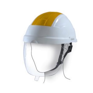 Safety helmets, face shields and glasses